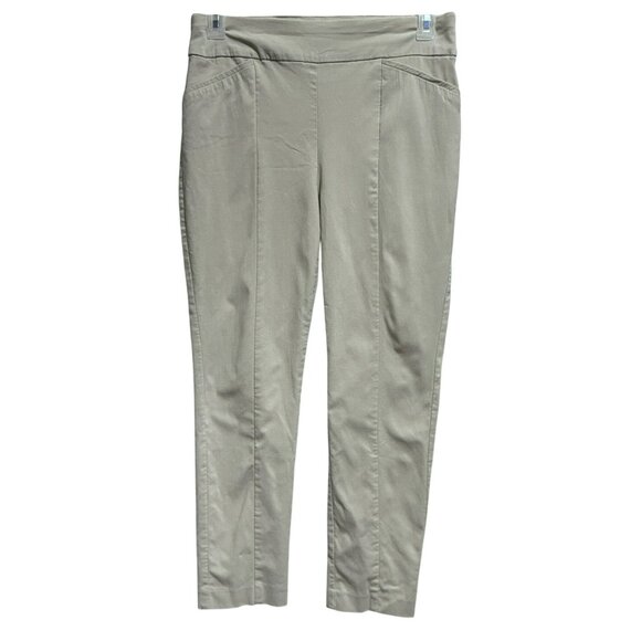 Chico's Fabulously Slimming Pants Leggings Sz 1.5 (10) Pull-On High-Rise Khaki - Picture 1 of 5